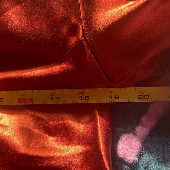 Cinq à Sept Rust Satin Tunic pure silk NWOT - Picture 9 of 11